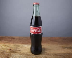 Image of a mexican coke glass bottle
